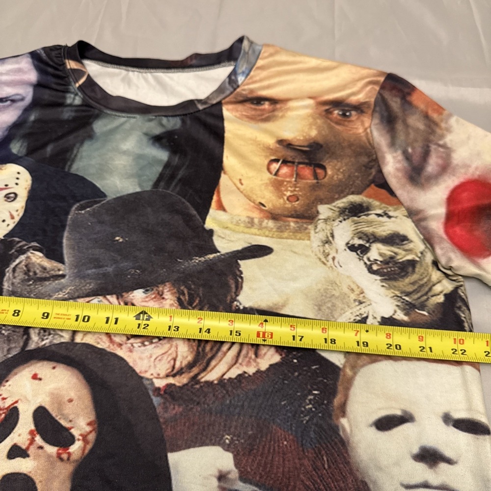 Cinema Killers Halloween Horror Icons Pre-Shrunk T-Shirt - Picture 3 of 7